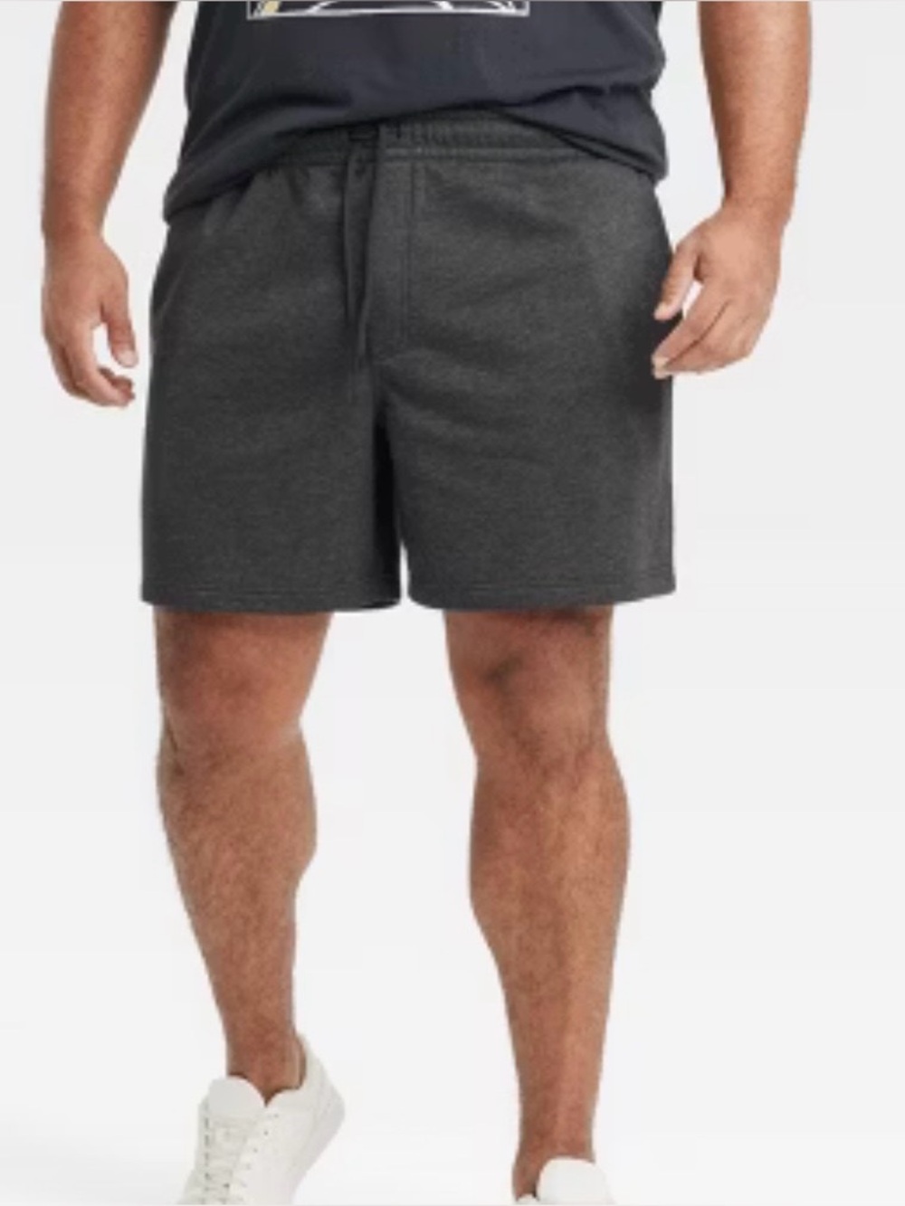 Eddie Bauer Gray Elastic Waist Sweat Shorts
